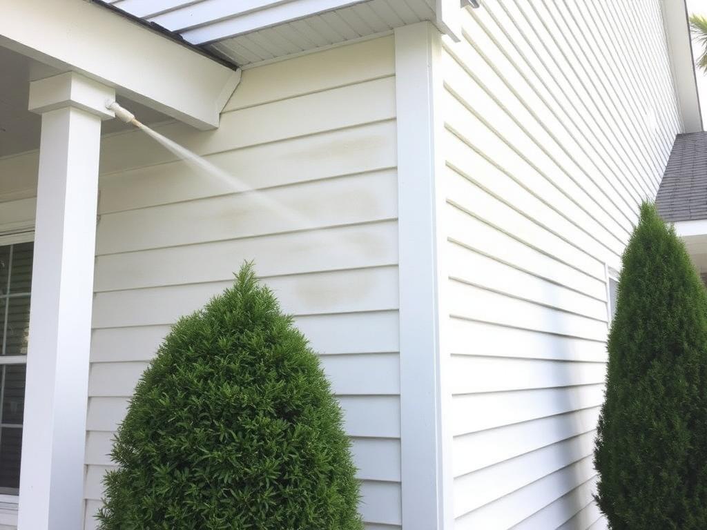 Soft washing cedar shingle siding Hingham MA